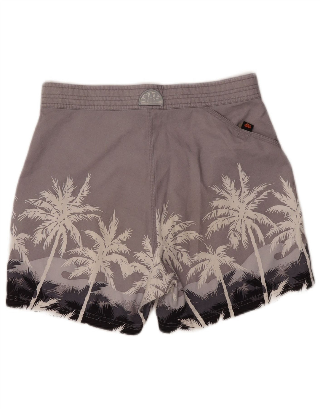 Sundek Mens Swimming Shorts Medium Grey Colourblock Polyester