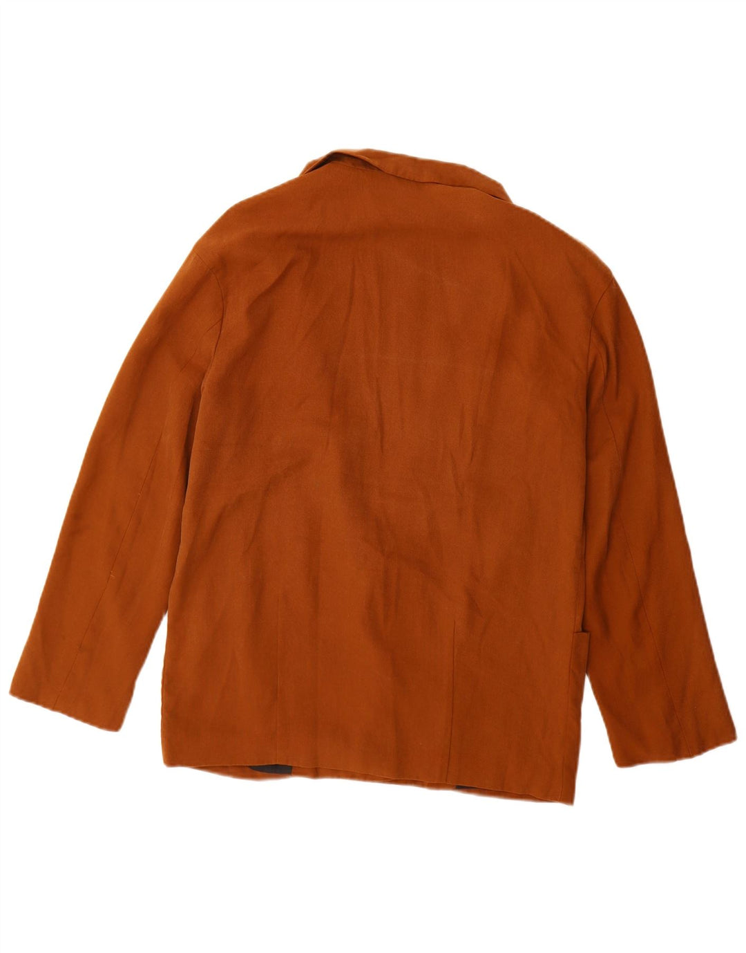 Zara Veste blazer surdimensionnée à 1 bouton pour femme UK 6 XS Marron