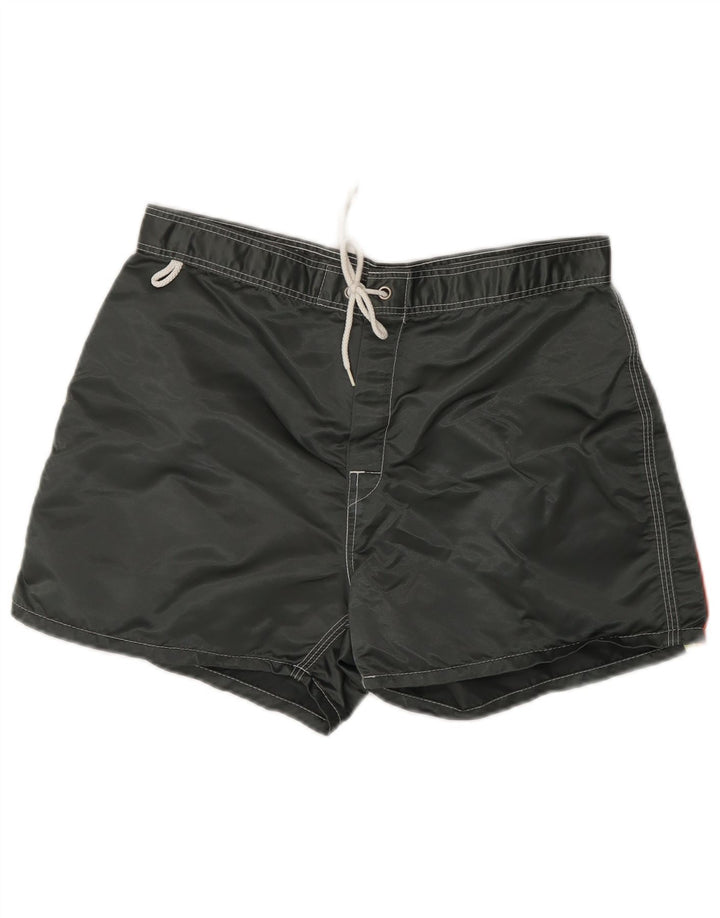 Sundek Short de Bain Homme Nylon Colorblock Gris Moyen