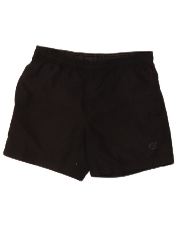 Champion Short de sport pour femme UK 8 Small Noir Polyester