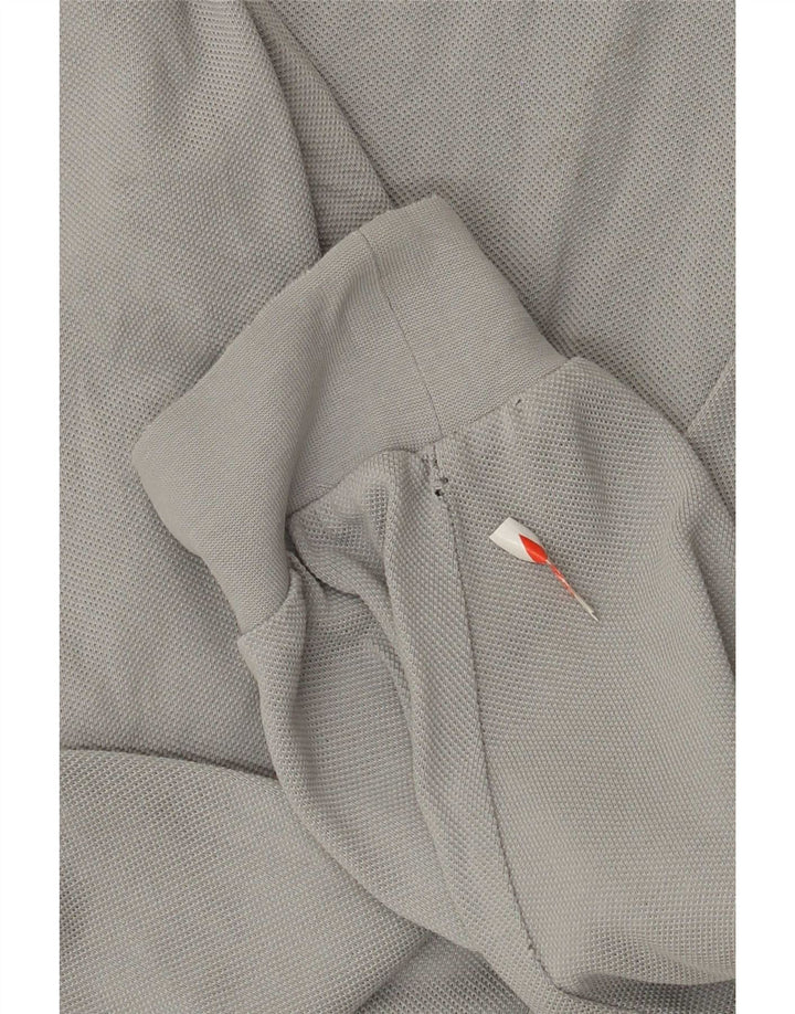 Lacoste Polo à manches longues pour homme Taille 8 3XL Gris
