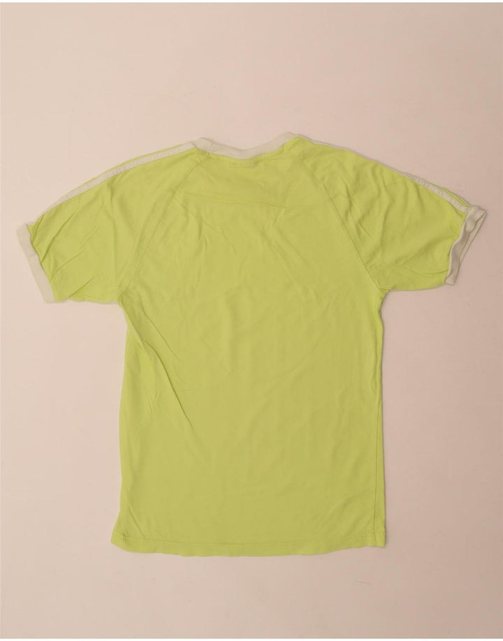 Adidas T-shirt pour femme UK 12 Jaune moyen