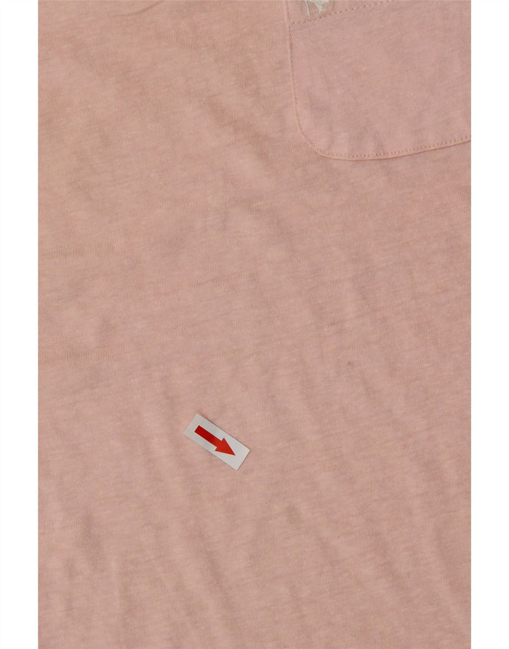 Jack Wills T-Shirt Femme Top UK 12 Rose Moyen Polyester