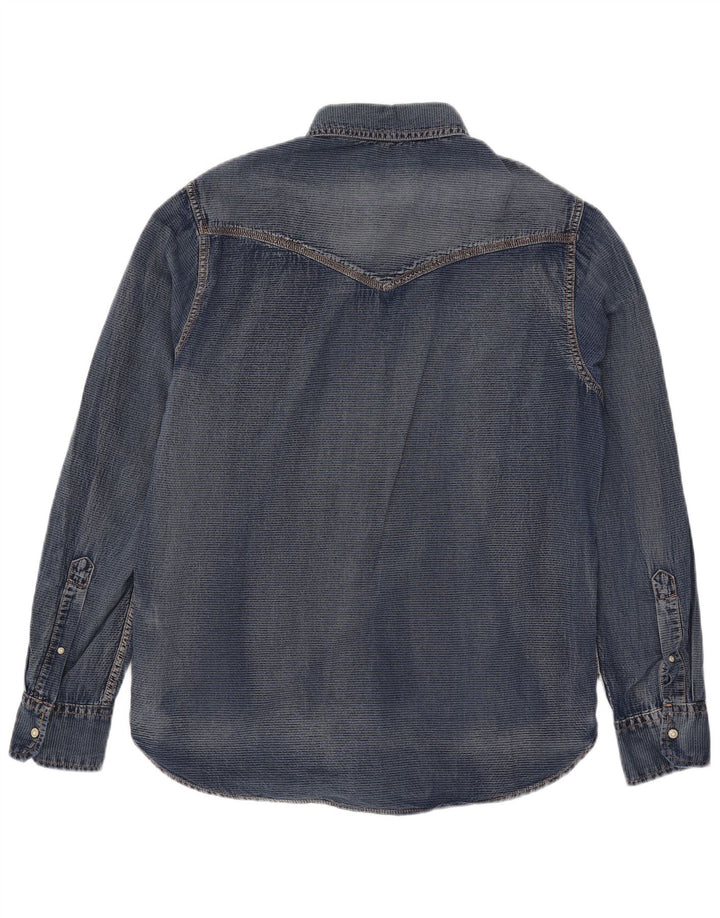 Grand & Hills Chemise en Jean Homme Grand Bleu Coton