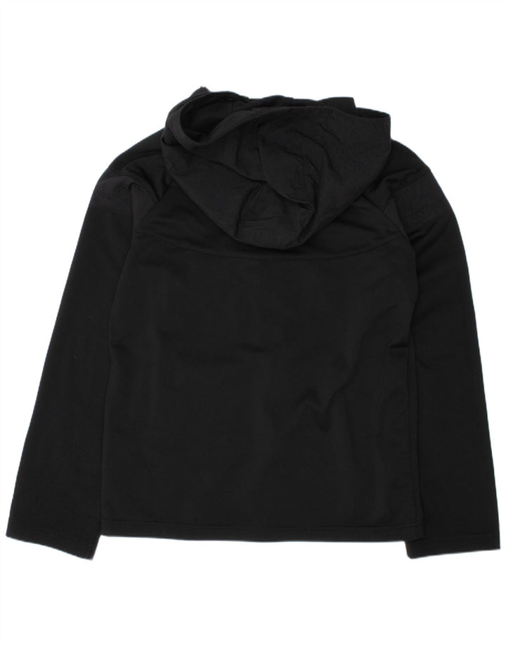 NIKE Pull à capuche zippé fille 10-11 ans Polyester noir moyen