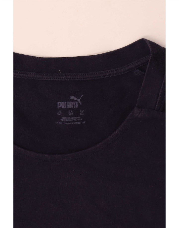 Puma T-Shirt Homme Top 3XL Bleu Marine Coton