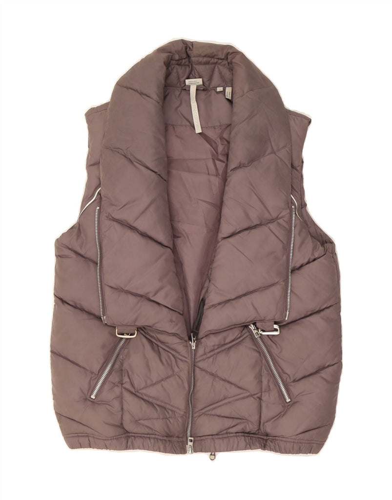 ADIDAS Womens Stella McCartney Oversized Padded Gilet EU 36 Small Grey Vintage Adidas and Second-Hand Adidas from Messina Hembry 