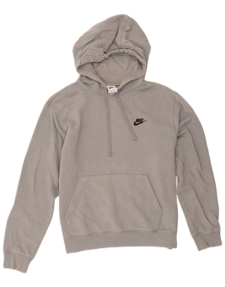 Nike Pull à capuche en coton gris moyen pour homme