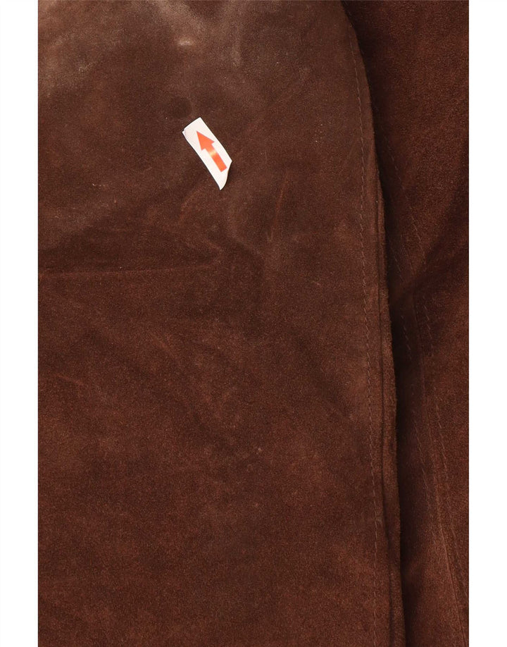 Pacific Air Forces Veste en daim pour homme IT 54 2XL Cuir marron
