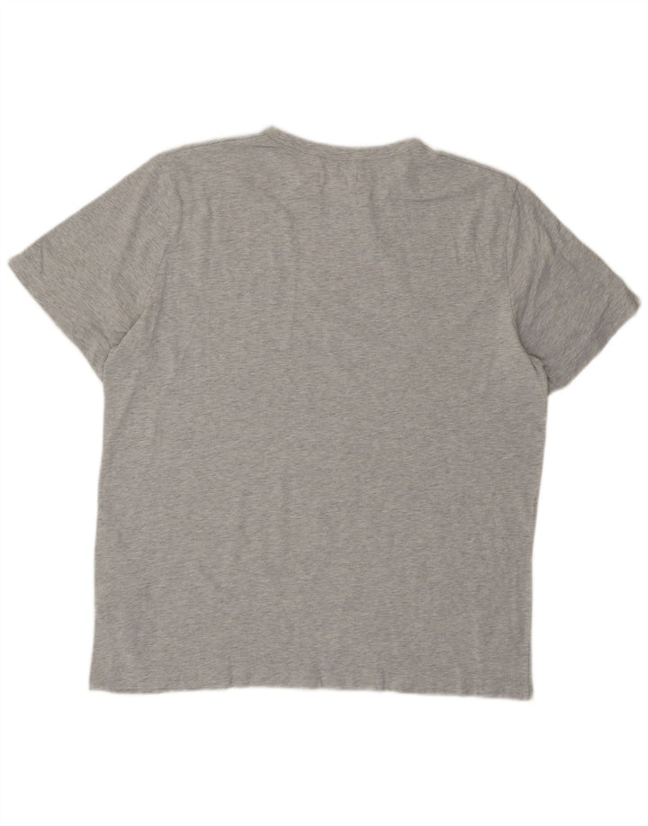 COS T-Shirt Regular Homme Gris Moyen Coton