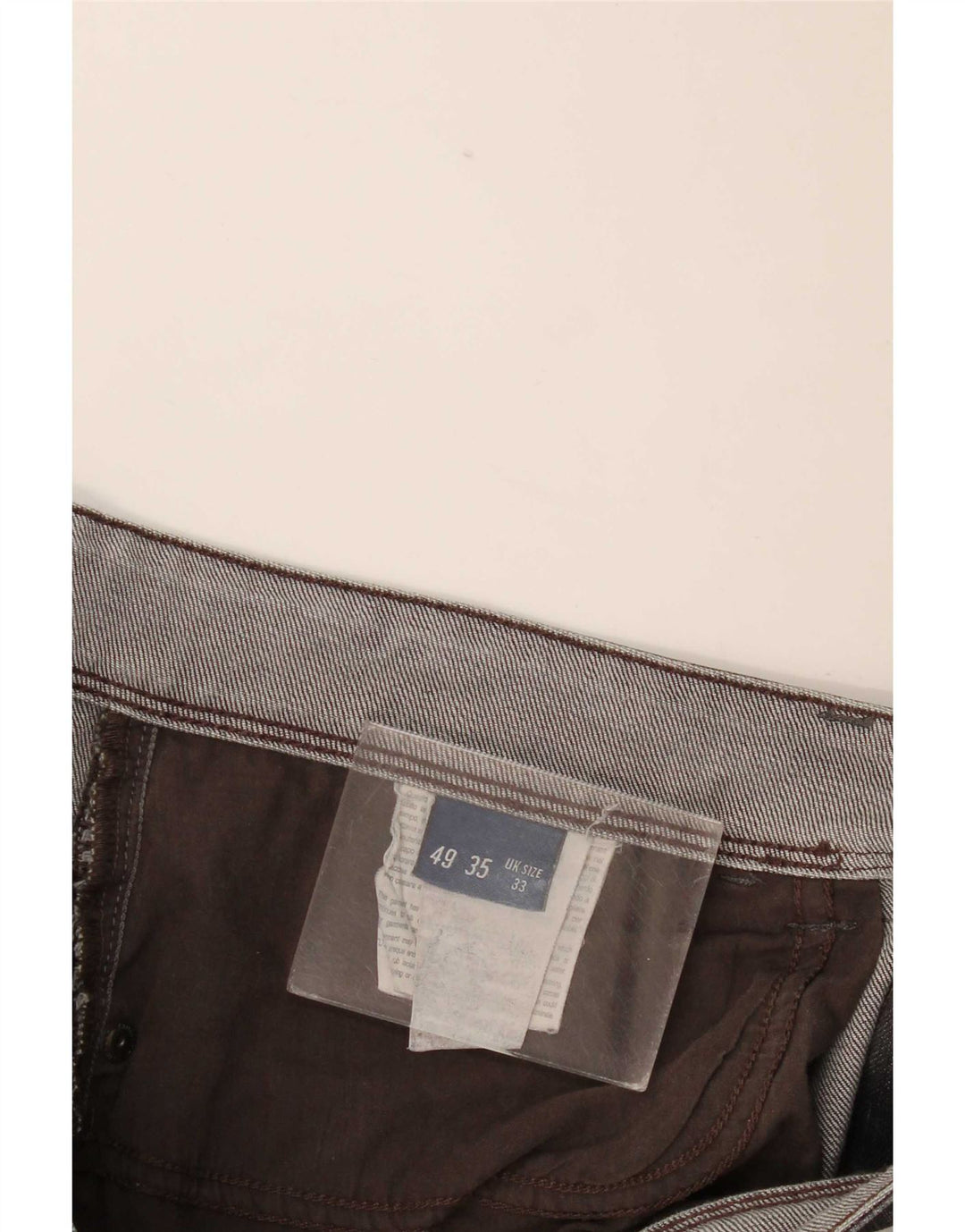 Trussardi Jean Droit W33 L33 Gris Homme