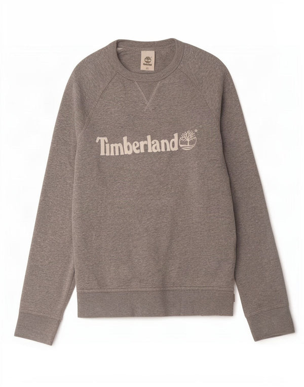 Timberland Sweat-shirt graphique pour hommes, grand gris, coton