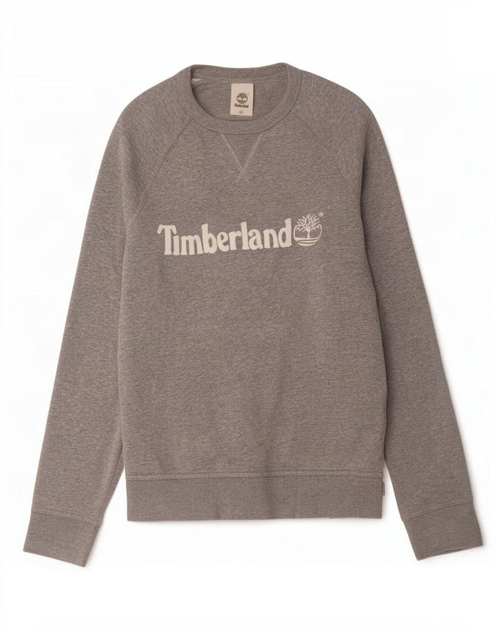 Timberland Sweat-shirt graphique pour hommes, grand gris, coton
