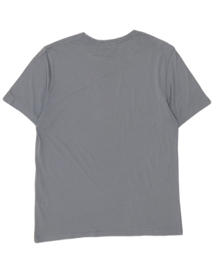 Reiss T-Shirt Homme Haut Large Bleu Coton