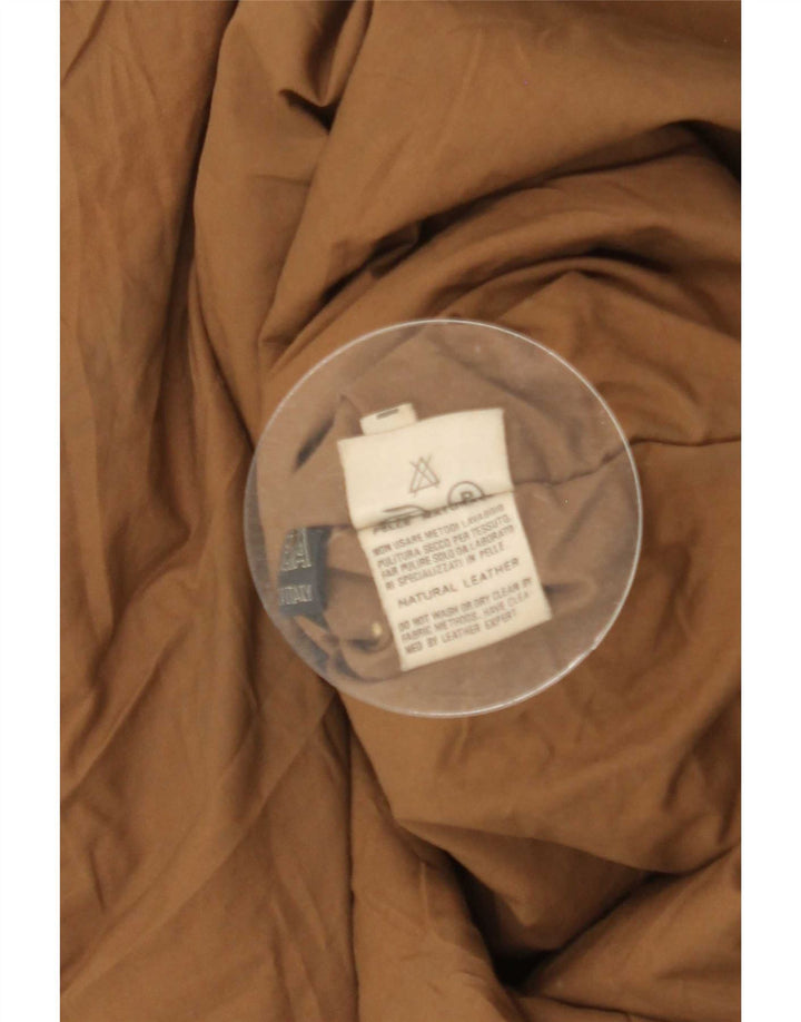 Casa Veneta Manteau en Cuir Homme IT 52 XL Beige