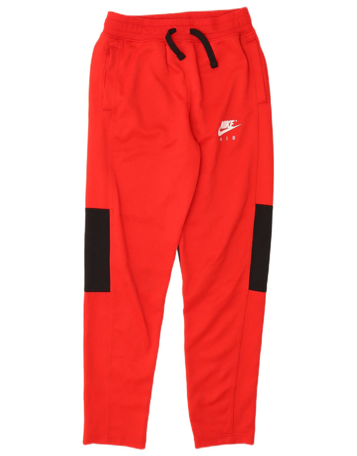 NIKE Pantalon de survêtement garçon 13-14 ans XL Rouge Colourblock Polyester
