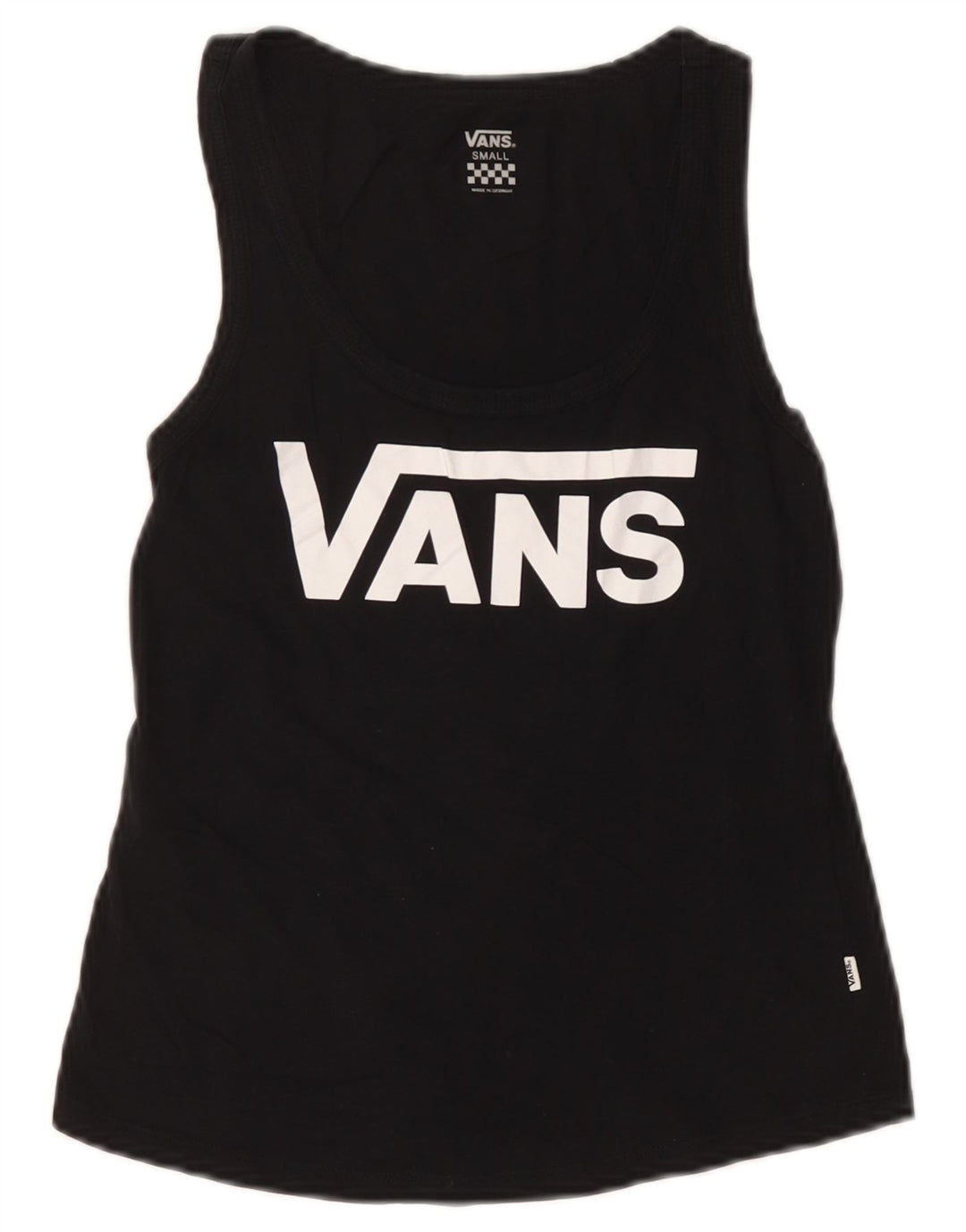 Vans Débardeur graphique pour femme UK 10 Small Noir