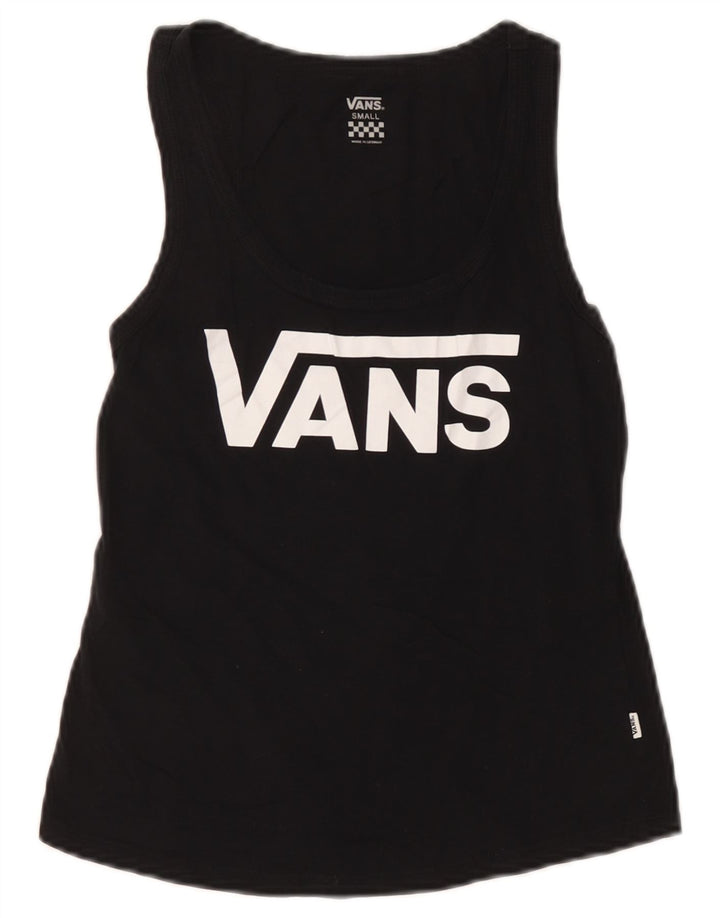 Vans Débardeur graphique pour femme UK 10 Small Noir