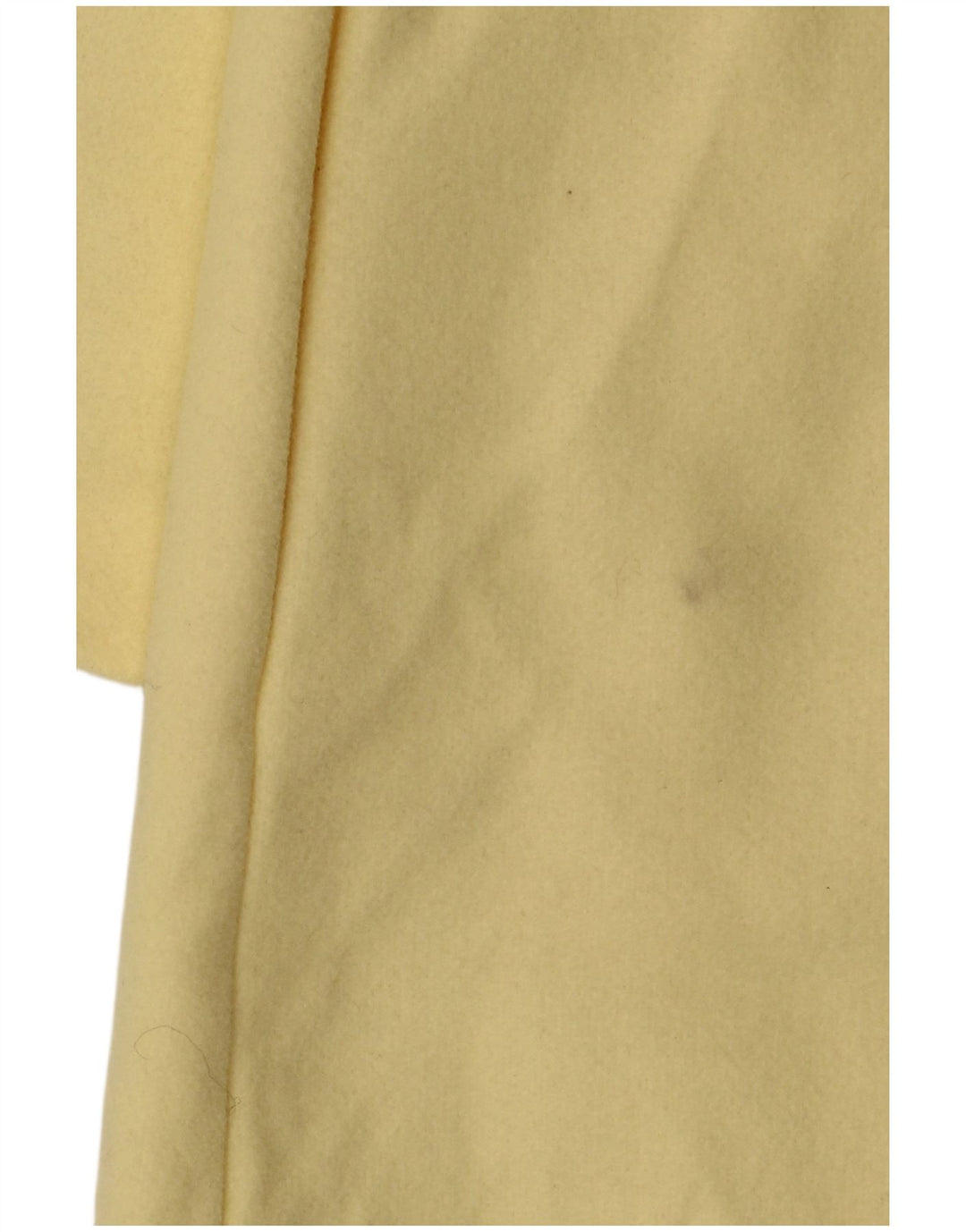 Zara Womens Open Overcoat UK 16 Large Jaune Polyester