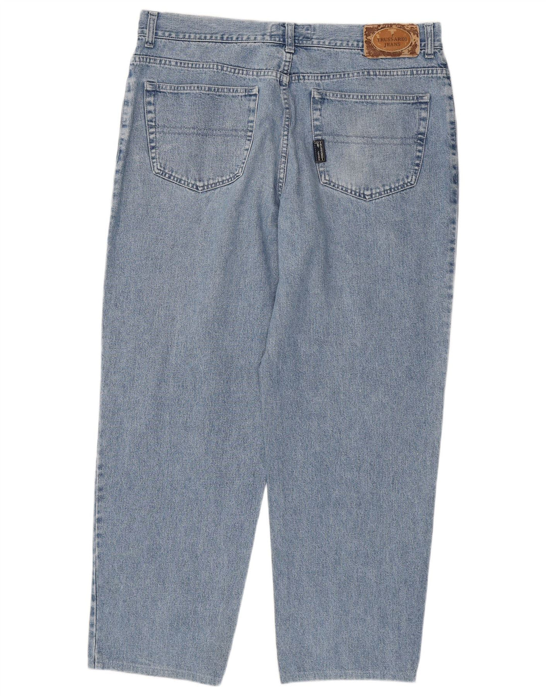 TRUSSARDI Jean Fuselé Homme IT 56 3XL W42 L31 Bleu Coton