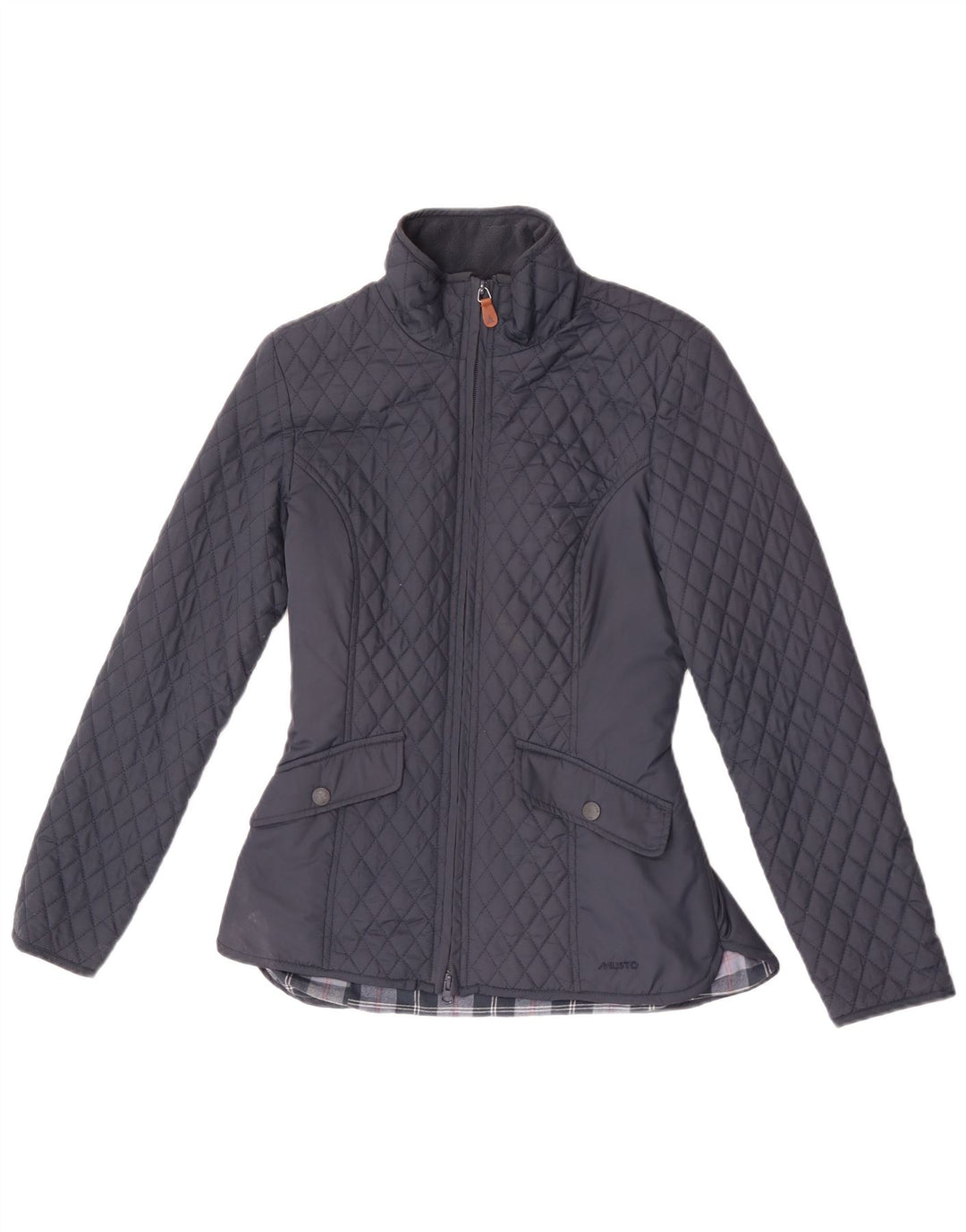 Musto Veste matelassée pour femme UK 8 Small Bleu marine Polyester