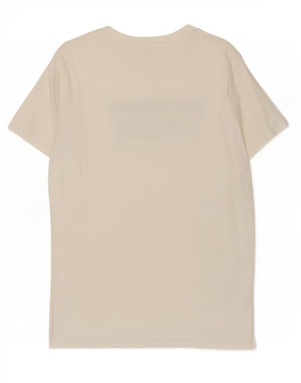 Levi's T-Shirt Graphique Homme Blanc Large Coton