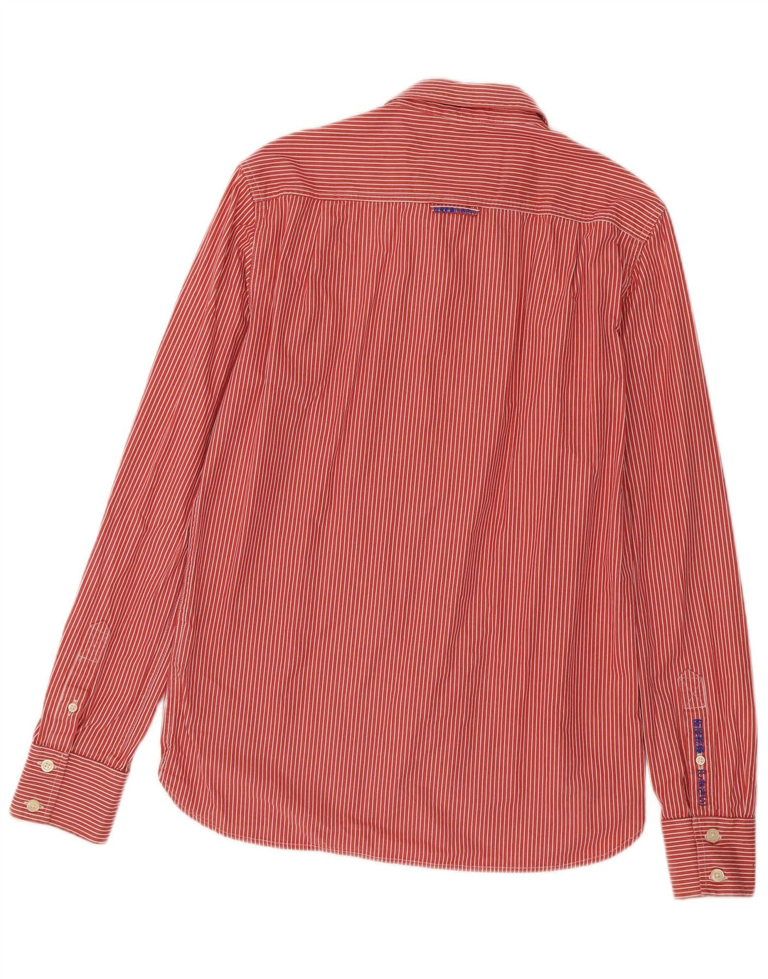 Superdry Chemise Homme Grandes Rayures Rouges En Coton