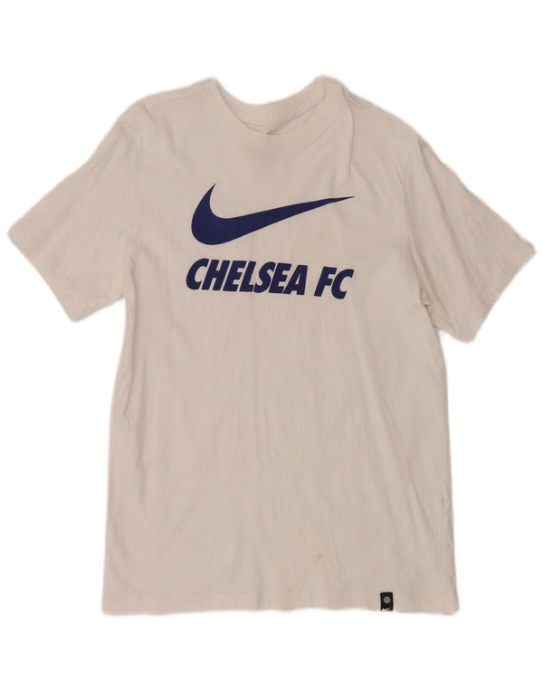 Nike Homme Chelsea FC Graphic T-Shirt Top Blanc Moyen