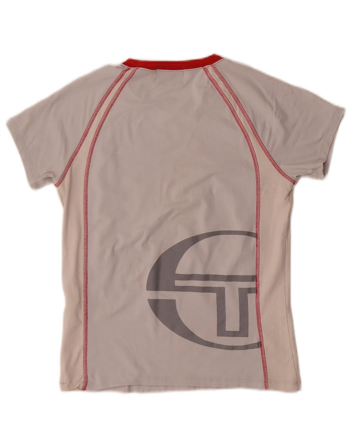 SERGIO TACCHINI T-Shirt Graphique Garçon 11-12 Ans Petit Gris