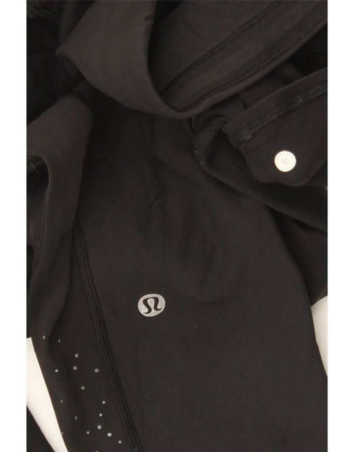 Lululemon Leggings courts pour femme US 10 Large Noir à pois