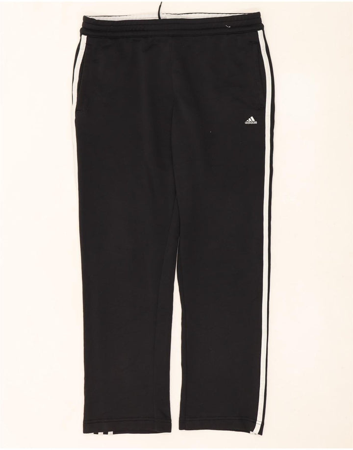 Adidas Pantalon de survêtement Climalite pour femme UK 14 Medium Noir Polyester
