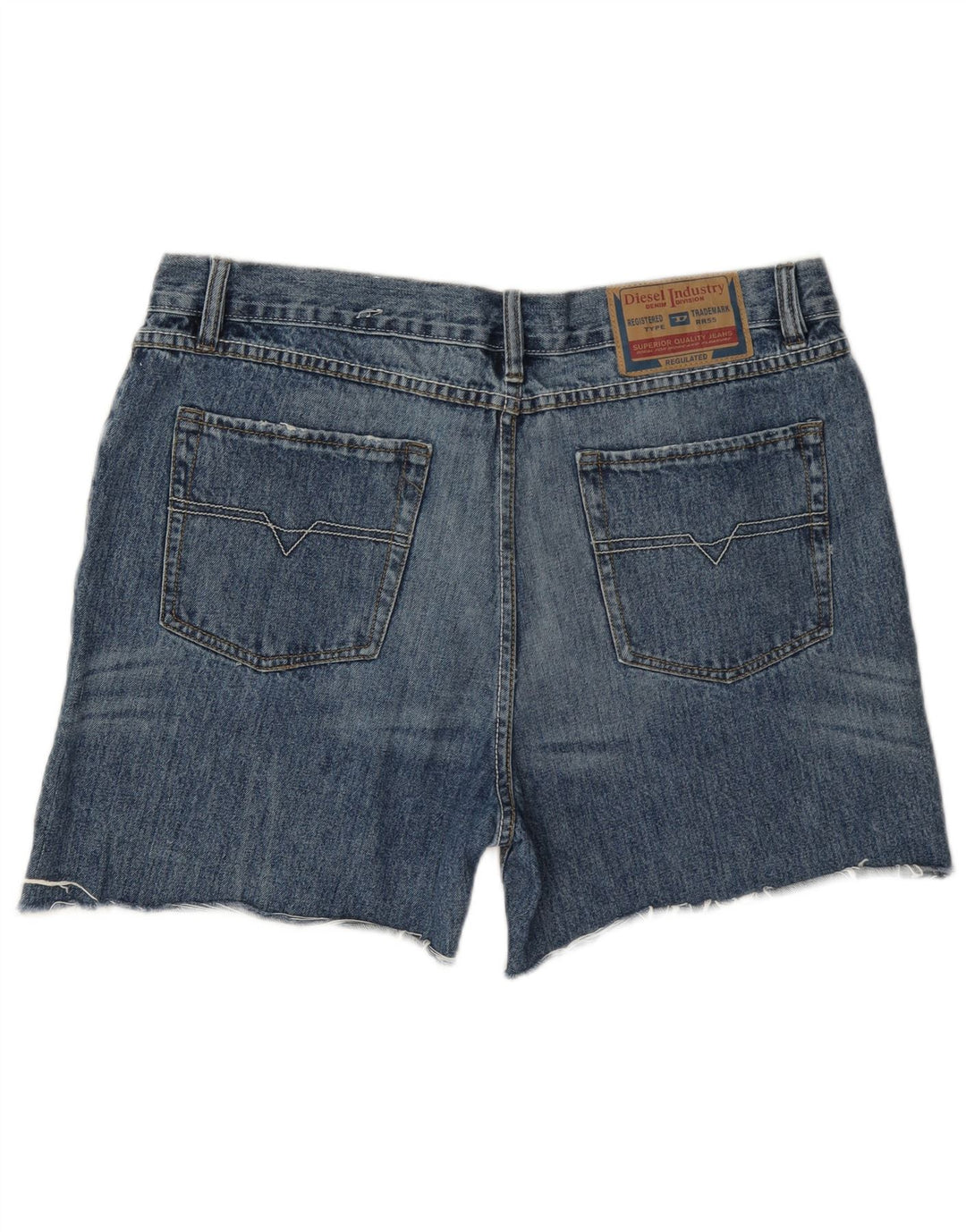 Diesel Short en jean vieilli W38 XL pour homme Bleu Coton