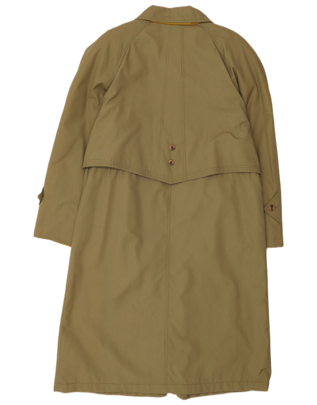 CLASSIC Trench Long Oversize Femme UK 16 Grand Kaki Polyester