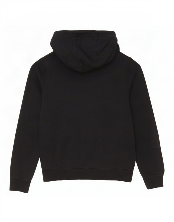 Nike Pull à capuche surdimensionné graphique pour femme UK 10 Petit coton noir