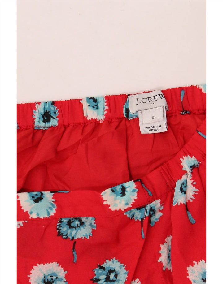 J. CREW Jupe portefeuille pour femme Small W27 Rouge Floral