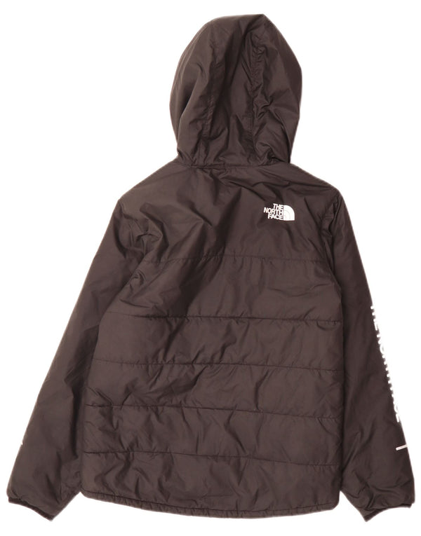 The North Face Veste matelassée à capuche graphique pour garçons 11-12 ans Grand Noir