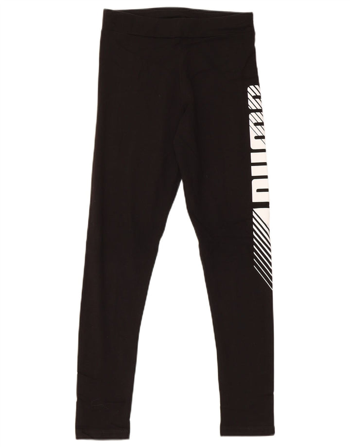 PUMA Legging graphique fille 11-12 ans noir coton