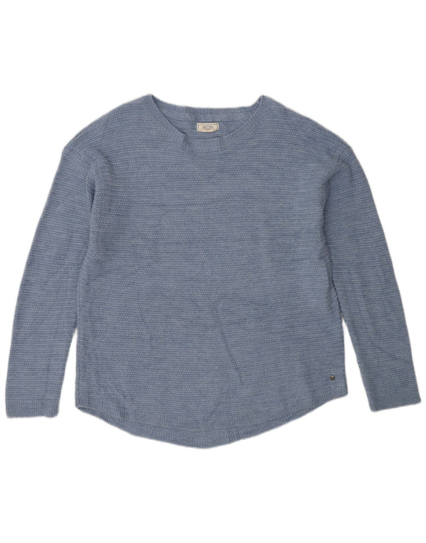 Fat Face Pull col bateau pour femme UK 12 Bleu moyen Acrylique