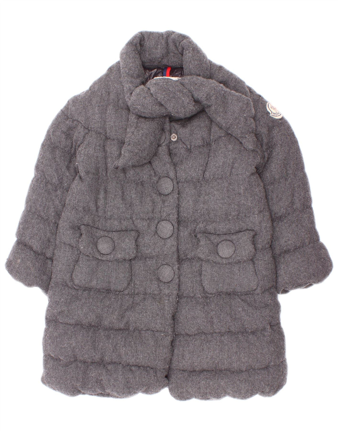 Moncler Manteau rembourré pour filles 3-4 ans Gris Viscose