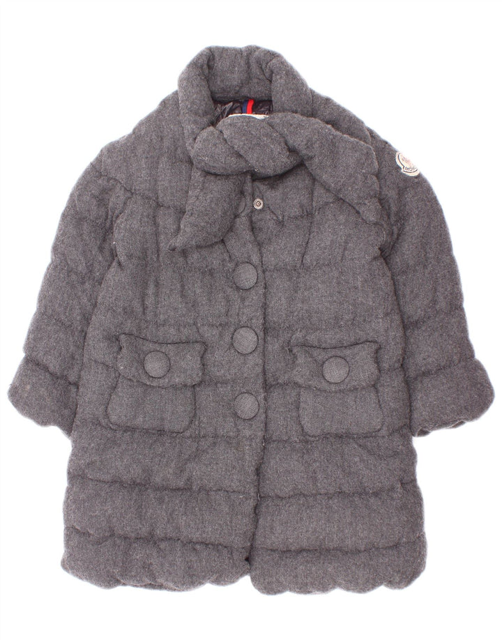 Moncler Manteau rembourré pour filles 3-4 ans Gris Viscose