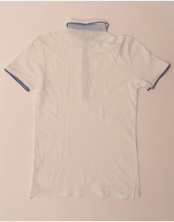 Fay Polo Homme IT 46 Petit Blanc Coton