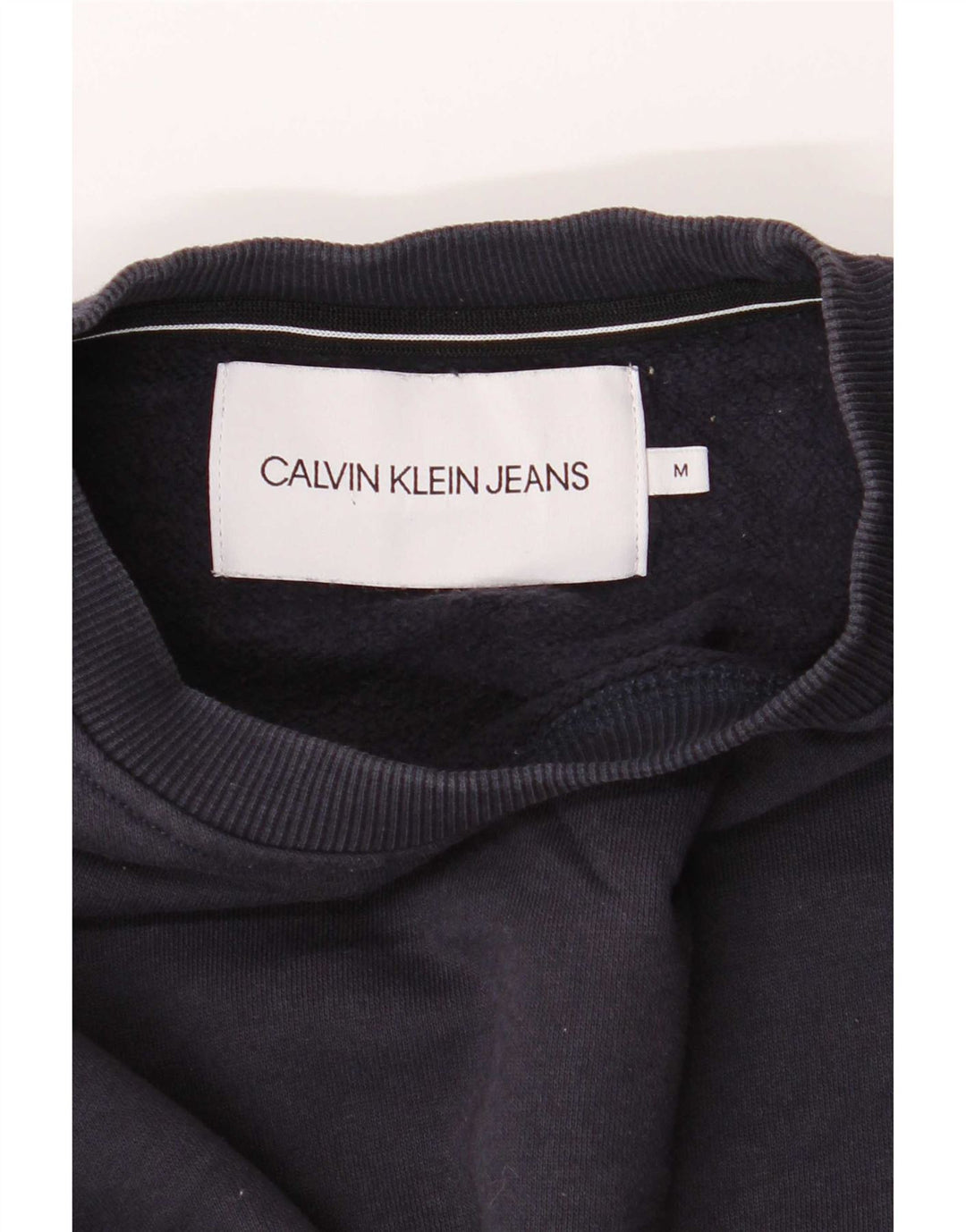 Calvin Klein Jeans Sweat-Shirt Homme Bleu Marine Moyen Coton