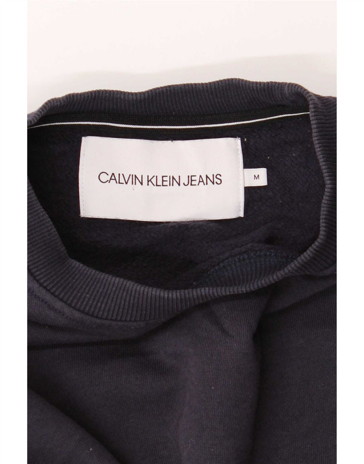 Calvin Klein Jeans Sweat-Shirt Homme Bleu Marine Moyen Coton