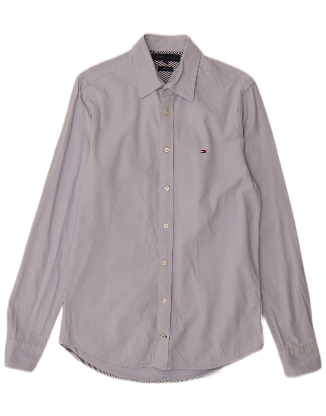 Tommy Hilfiger Chemise Slim Fit Homme Bleu Coton