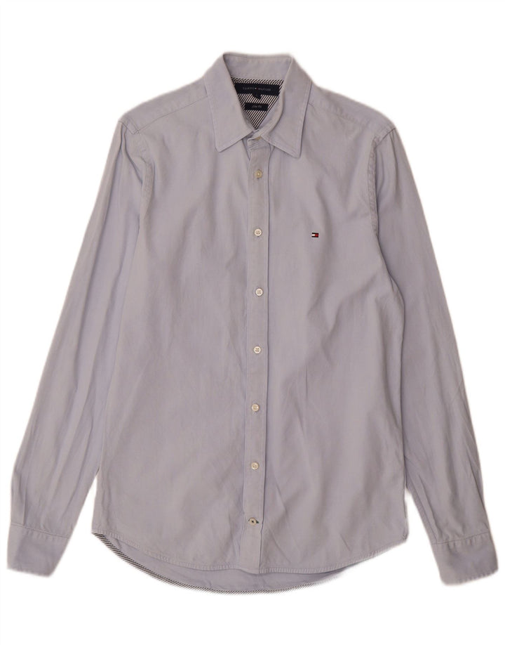 Tommy Hilfiger Chemise Slim Fit Homme Bleu Coton
