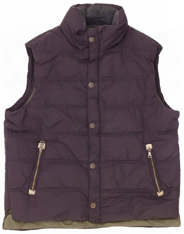 Marks & Spencer Gilet rembourré Blue Harbor pour homme UK 38 Medium Navy Nylon