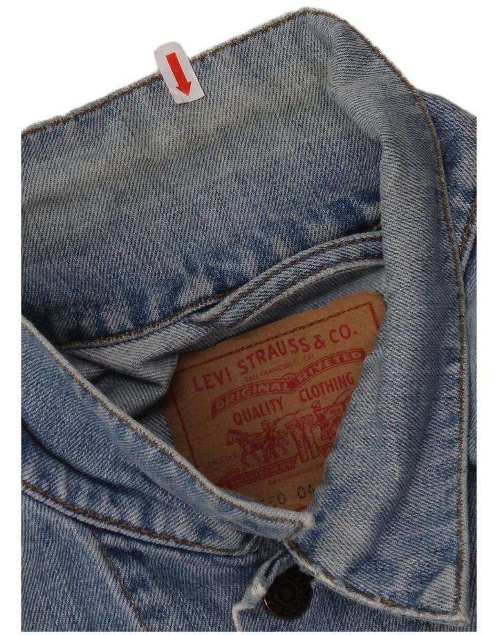 LEVI'S Veste en Jean Homme UK 42 XL Bleu Coton