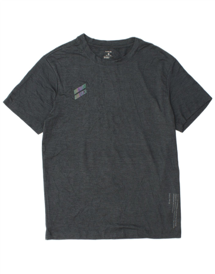 Hurley Homme Petit T-Shirt Top Small Gris Polyester