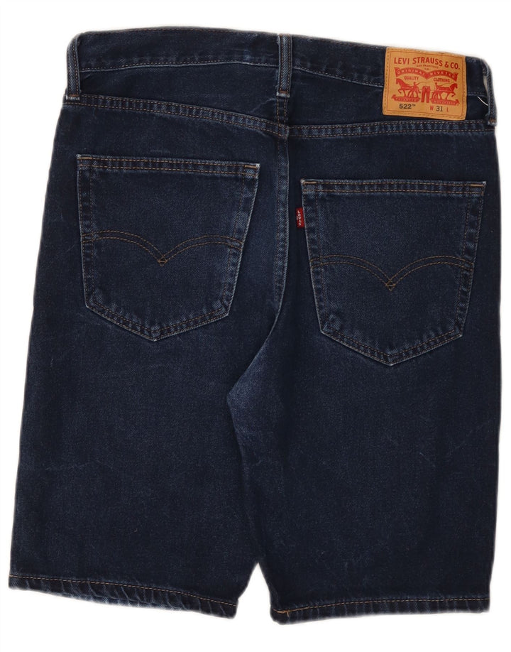 Levi's Short en Jean 522 W31 Homme Bleu Marine Moyen