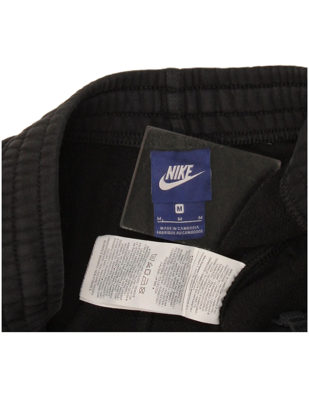 Nike Pantalon de survêtement pour femme en coton noir moyen UK 14